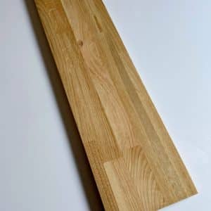 בוצ’ר אלון 18 מ״מ במידות 60X15 ס״מ עם ליטוש וגימור לכה